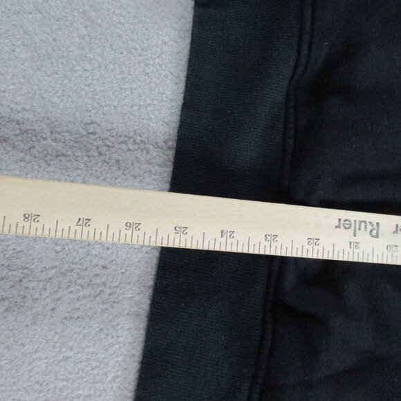 Helmut Lang Sweater Mens XL Black Turtleneck Funnel Sweatshirt Zip Wrist Quilted - Picture 11 of 13